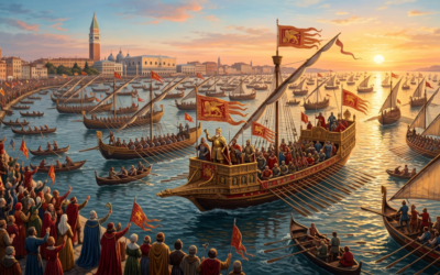 Doge Pietro Orseolo parte per la Dalmazia nell'anno 1000